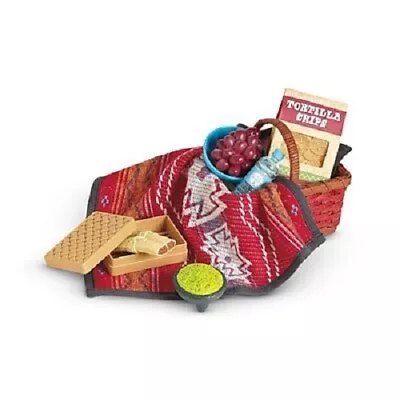 American Girl Doll Saige's Picnic Set NEW!! Western Blanket Basket Foods • $85.64