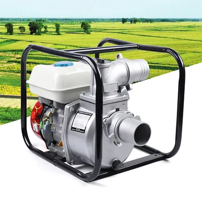 4Stroke 7.5 HP Gasoline Water Pump 3  Gas-Powered Semi-Trash Water Pump Portable • $160.74