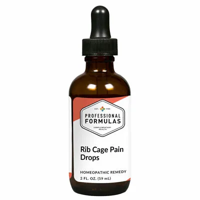 $23.98 • Buy Rib Cage Pain Drops 2 Oz Professional Formulas Tenderness Chest Back Rib Pain