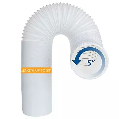 59 Inch Long Portable Air Conditioner Exhaust Vent Hose With 5 Inch Diameter • $28.99