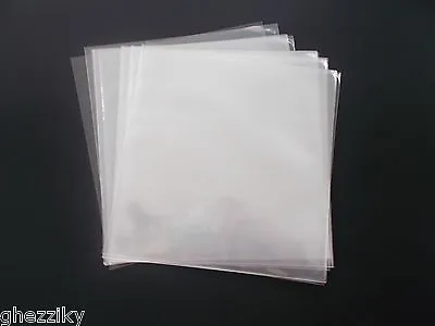 (10) Clear Plastic 7  (45 Rpm) Vinyl Record Album Sleeves Bags Outersleeves • $6.80