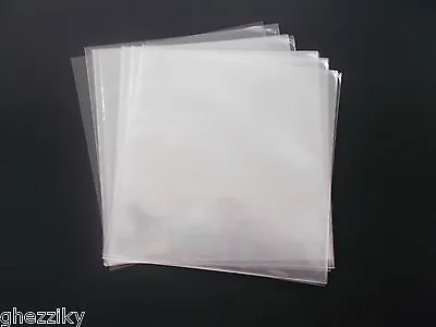 100 45 RPM Vinyl Record Album Sleeves Plastic Clear Polypropylene Outersleeve • $10.88