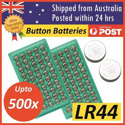 LR44 Battery AG13 A76 Button Cell Batteries Tray Pack Batteries Cell Battery • $1.80