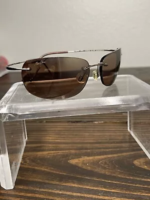 Maui Jim Kapalua MJ SPORT Titanium MJ-502-23 Silver Metal FRAMES ONLY • $91.99