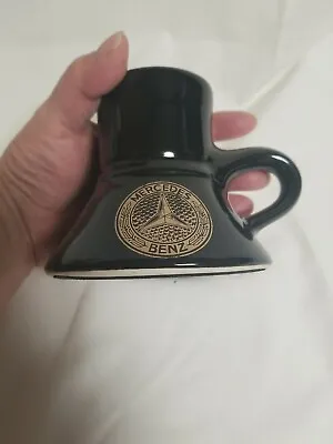 Vintage Mercedes Benz Ceramic No Spill Travel Mug Wide Non Skid Bottom  • $6