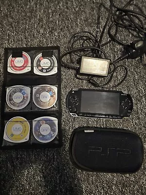 Sony Psp - 1003 Console Bundle - Charger Games & Memory Card With Emulators ✅️✅ • £84.99