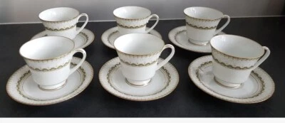 £15 • Buy Noritake 6 X Cups & Saucers Pattern No.2254 Katrina VGC