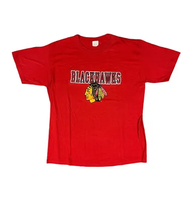 Vintage NHL Chicago Blackhawks Tee Size XL • $29.99