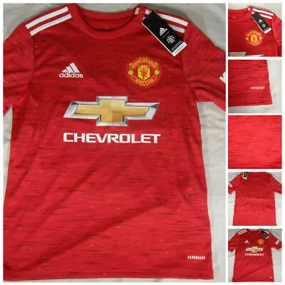 Adidas AeroReady Kids Youth Manchester United Unisex Soccer Football Jersey Red • $34