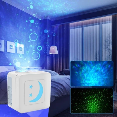 £14.90 • Buy LED Star Sky Projector Light-Ocean Wave Projector Lamp Star Sky Night Light With