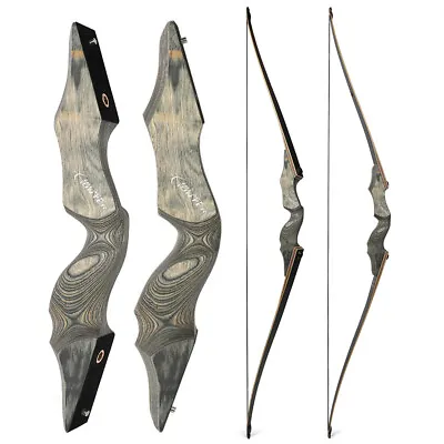 20-60lbs 60  Archery Longbow Takedown Recurve Bow Target Hunting Shooting • $58.27