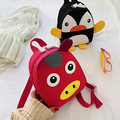 Boys Girls School Backpack Cute Animals Design Toddler Rucksack Bags • £8.39