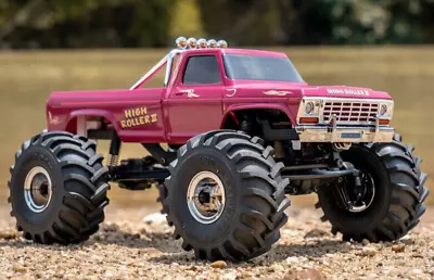 RC 1/24 MONSTER TRUCK Smasher HIGHROLLER V2 PickUp 2-Speed 4X4 *RTR* RED • $152.99