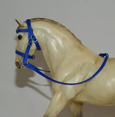 £6.85 • Buy Handmade Bridle Blue Breyer Classic 1:12th Scale Toy Model Horse NOT Inc.