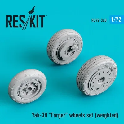 1/72 Reskit RS72-0368 Yak-38  Forger  Wheels Set (weighted) • $12