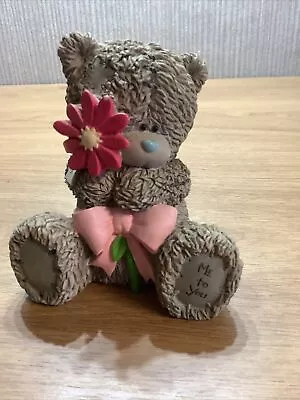 Me To You Bear Money Box Collectable Figurine Ornament Money Bank Flower Bow • £12.95