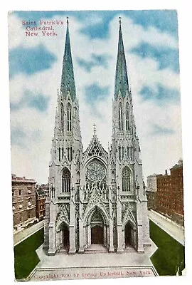 New York City NY-Saint Patrick's Cathedral Religion Antique Vintage Postcard • $7.99