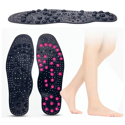 Insoles Acupressure Magnetic Massage Therapy Reflexology Care Foot Massage S/L • $13.98
