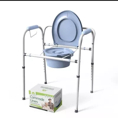Dr. Maya Bedside Commode Chair For Elderly And Disabled • £29.99