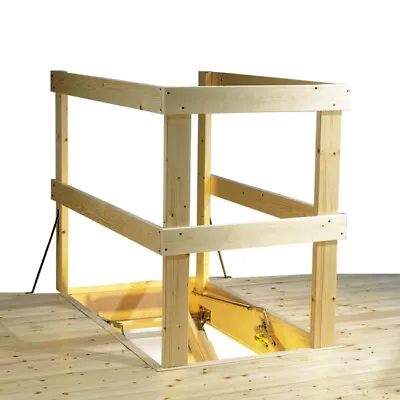 £59.99 • Buy Universal Wooden Balustrade - Wood Loft Hatch - Ladder Ladders Lofts