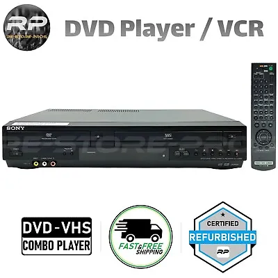 $199.97 • Buy Sony SLV-D380P DVD VCR Combo Player VHS Hi-Fi With Remote Manual