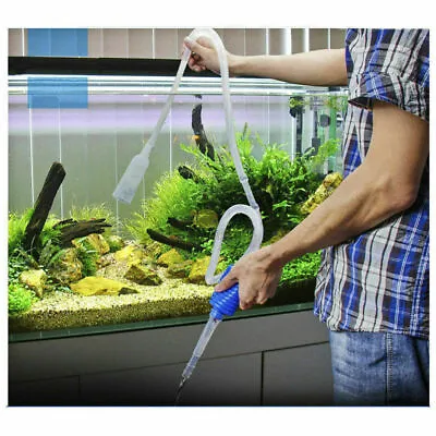 $14.99 • Buy Aquarium Clean Vacuum Water Change Siphon Gravel Cleaner Fish Tank Pump Filter