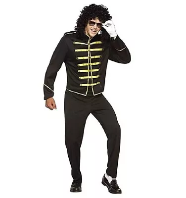 Michael Jackson - Pop Star - 1980's - My Chem - Black/Gold - Costume - Adult • $39.99