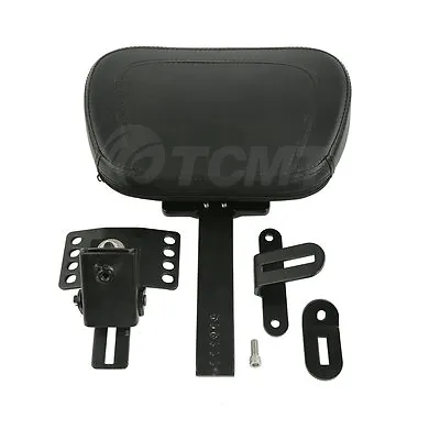 $54.80 • Buy New Black Plug-In Driver Rider Backrest Pad Fit For Harley Road Glide King 97-23