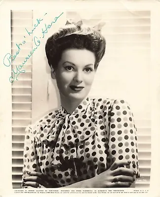 Maureen O'hara Rare Original Autograph Hand Signed Signature Photo Portrait • $249.99