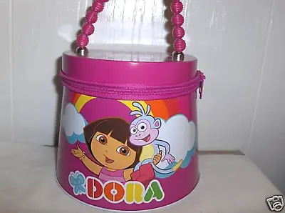 Dora & Boots`Pink Metal Purse`With Bead Handle`New-The Tin Box Co- Free To US • $14