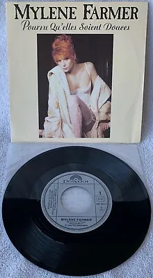 Mylene Farmer  Pourvu Qu'elles Soient Douces  Ultra-rare1988  French Single W/ps • $18