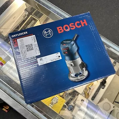 Bosch Variable Speed Palm Router Kit With LEDs  (GKF125CEK) • $124.99