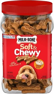 Milk-Bone Soft & Chewy Dog Treats Chicken 25 Ounce • $19.90