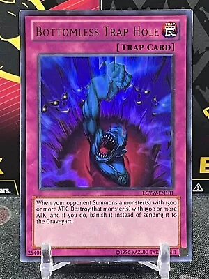 Yu-Gi-Oh! TCG Bottomless Trap Hole LCYW EN181 - NM • $4.99