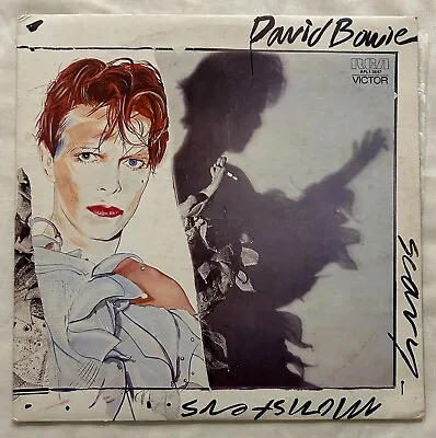David Bowie – Scary Monsters (APL1 3647) – 1980 Australian Release W/lyric L@@K • $25