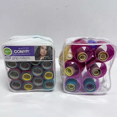 Conair Curls Self Grip Rollers & Others Unused Open Pkgs • $6.87