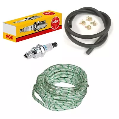 Briggs & Stratton Quantum Engines Ngk B2-lm Spark Plug Cord And 6mm Id Fuel Pipe • £11.99