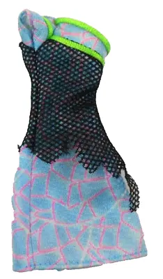 Monster High Abbey Bominable Skulltimate Roller Maze Blue Black Mesh Dress • $7.99