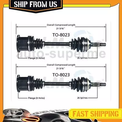 Front CV Axle Half Shaft Joints 2x For Toyota Camry 1983-1991 FWD • $152.75