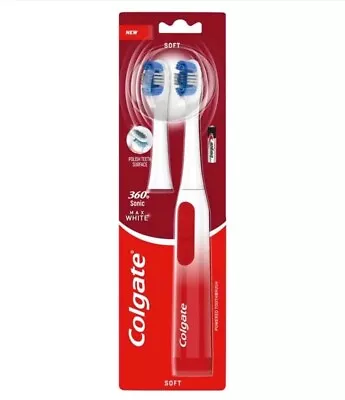 Colgate Max White 360 Electric Toothbrush With Batteries *BRAND NEW* - Free P&P • £9.99