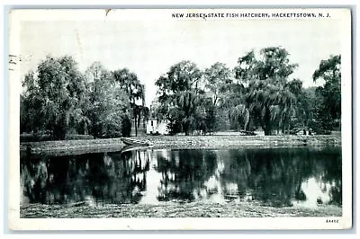 1937 New Jersey State Fish Hatchery Pond Hackettstown New Jersey NJ Postcard • $14.98