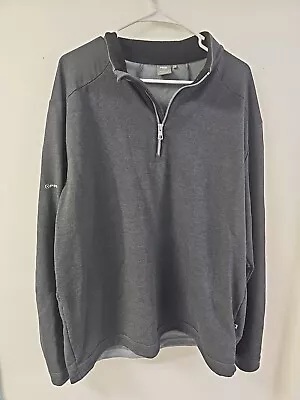Ping Golf Shirt Mens XL Sensor Cool  1/4 Zip Long Sleeve Pullover Gray • $24