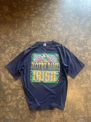 Notre Dame T Shirt XL. Vintage.  Logo 7. Made In The USA • $20