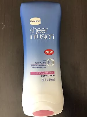 Vaseline Sheer Infusion * Body Lotion * Mineral Renewal * 6.8 Oz NEW DISCONTIN • $17.98