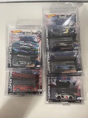 2019 Hot Wheels Premium Car Culture Open Track Set HKS GTR Momo 190E NSX AMG R8 • $105.99