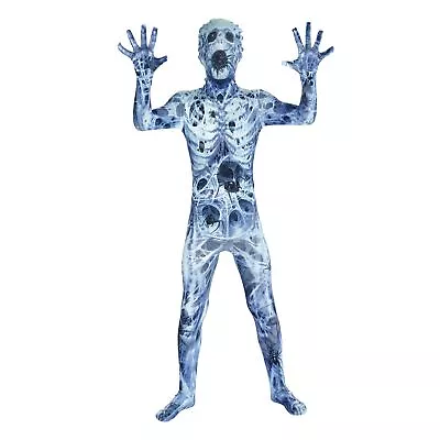 Kids Arachnomania Morphsuit Boys Spider Monster Halloween Fancy Dress Costume • $43.95