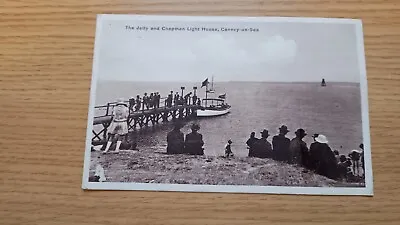 The Jetty And Chapman Light House Canvey-on-Sea Postcard Posted 1930   • £2.99