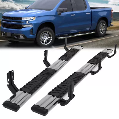 2PCS 6  Running Boards Step Side Assembly For 99-16 F-250 F-350 F-450 Crew Cab • $152.95