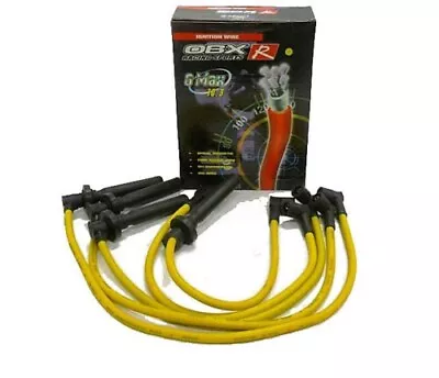 Yellow Spark Plug Wires For 00+ Mitsubishi Eclipse 2.4L 4Cyl. By OBX  • $15.80