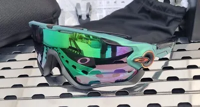 New Oakley JAWBREAKER 9290-7731 Sunglasses Spectrum Gamma Green W/ Prizm Rd Jade • $239.95